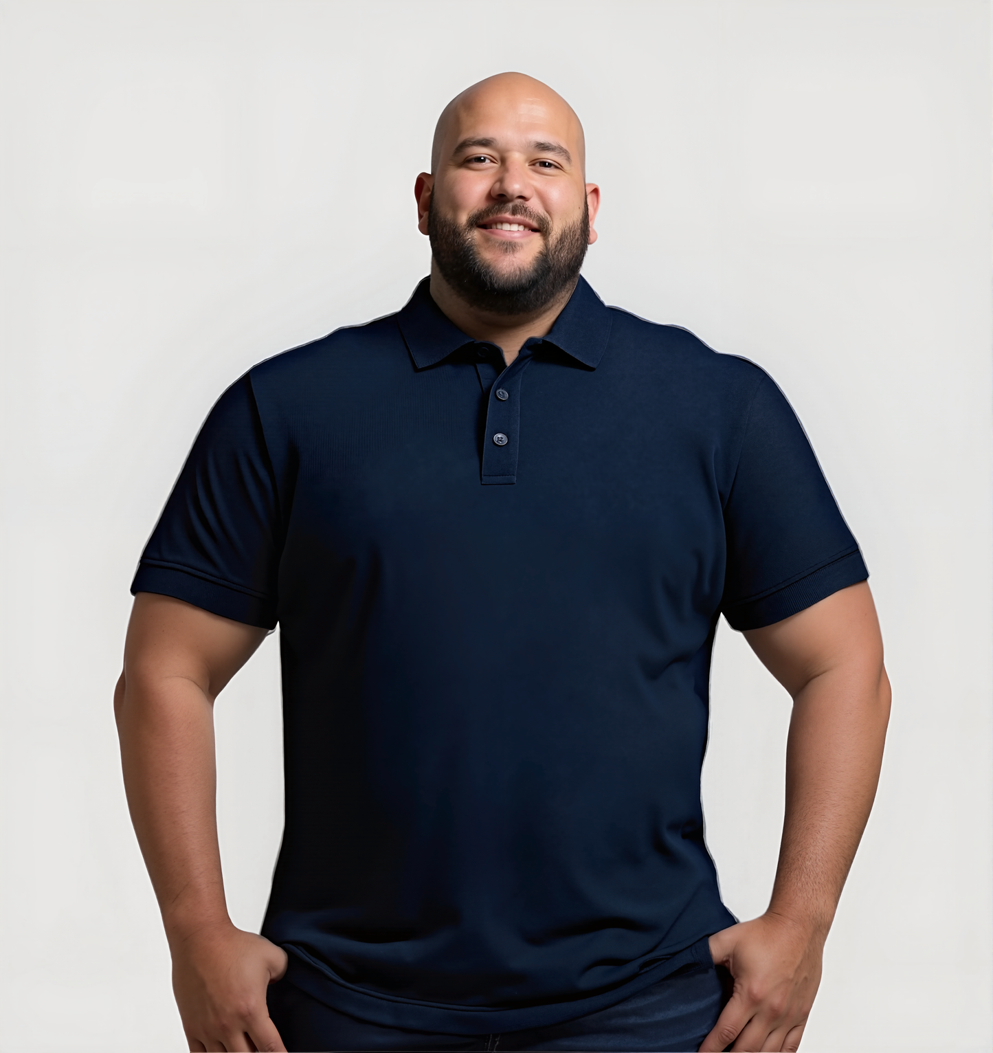 2er-Pack Poloshirts - Marineblau