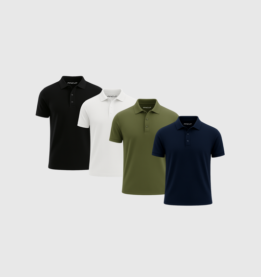 4er-Pack Poloshirts - Essential