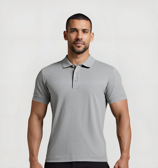 2er-Pack Poloshirts - Grau