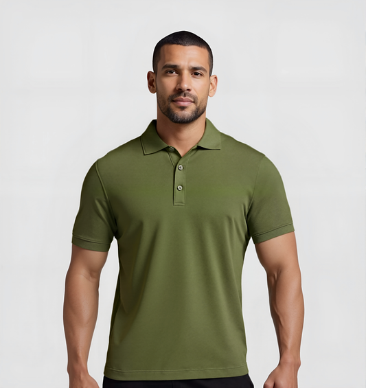 2er-Pack Poloshirts - Khaki
