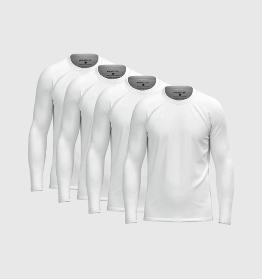 Pack de 4 Manches Longues - Blanc