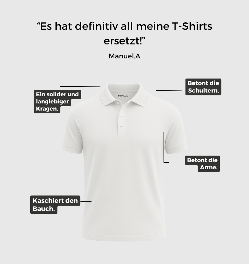 2er-Pack Poloshirts – Weiß