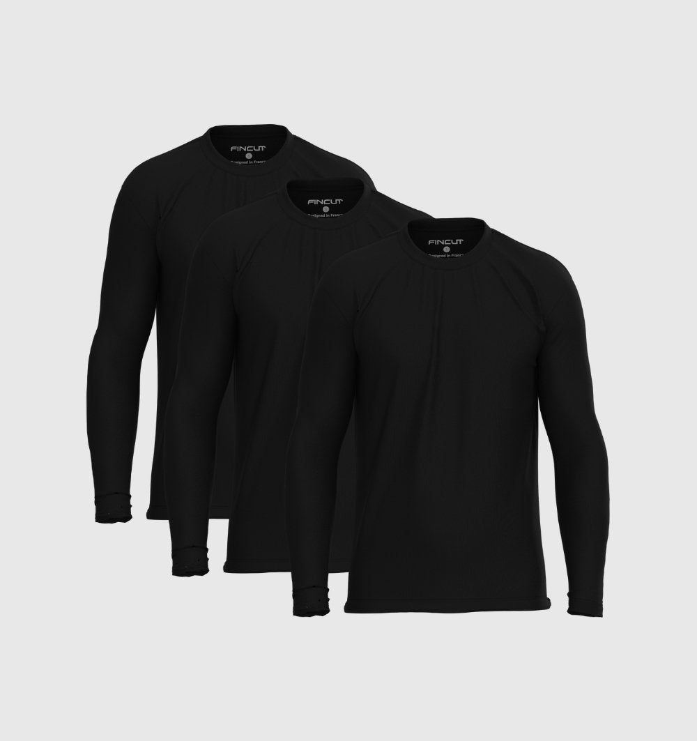 Pack de 3 Manches Longues - Noir