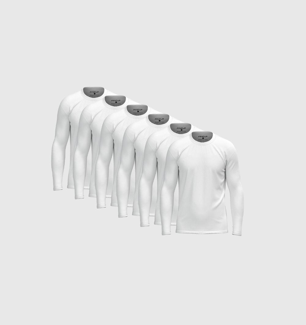 Pack de 6 Manches Longues - Blanc