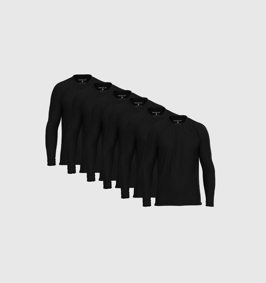 Pack de 6 Manches Longues - Noir