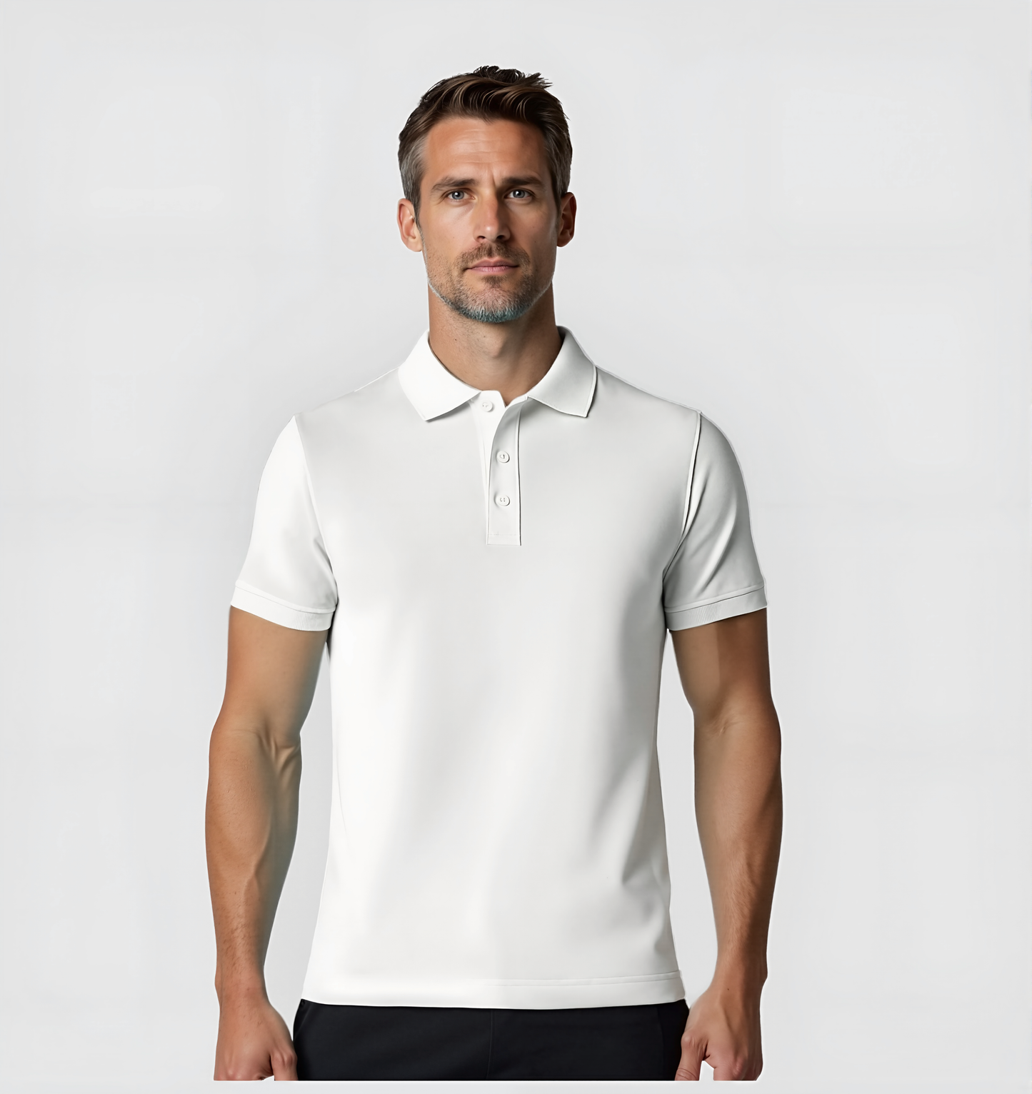 2er-Pack Poloshirts – Weiß